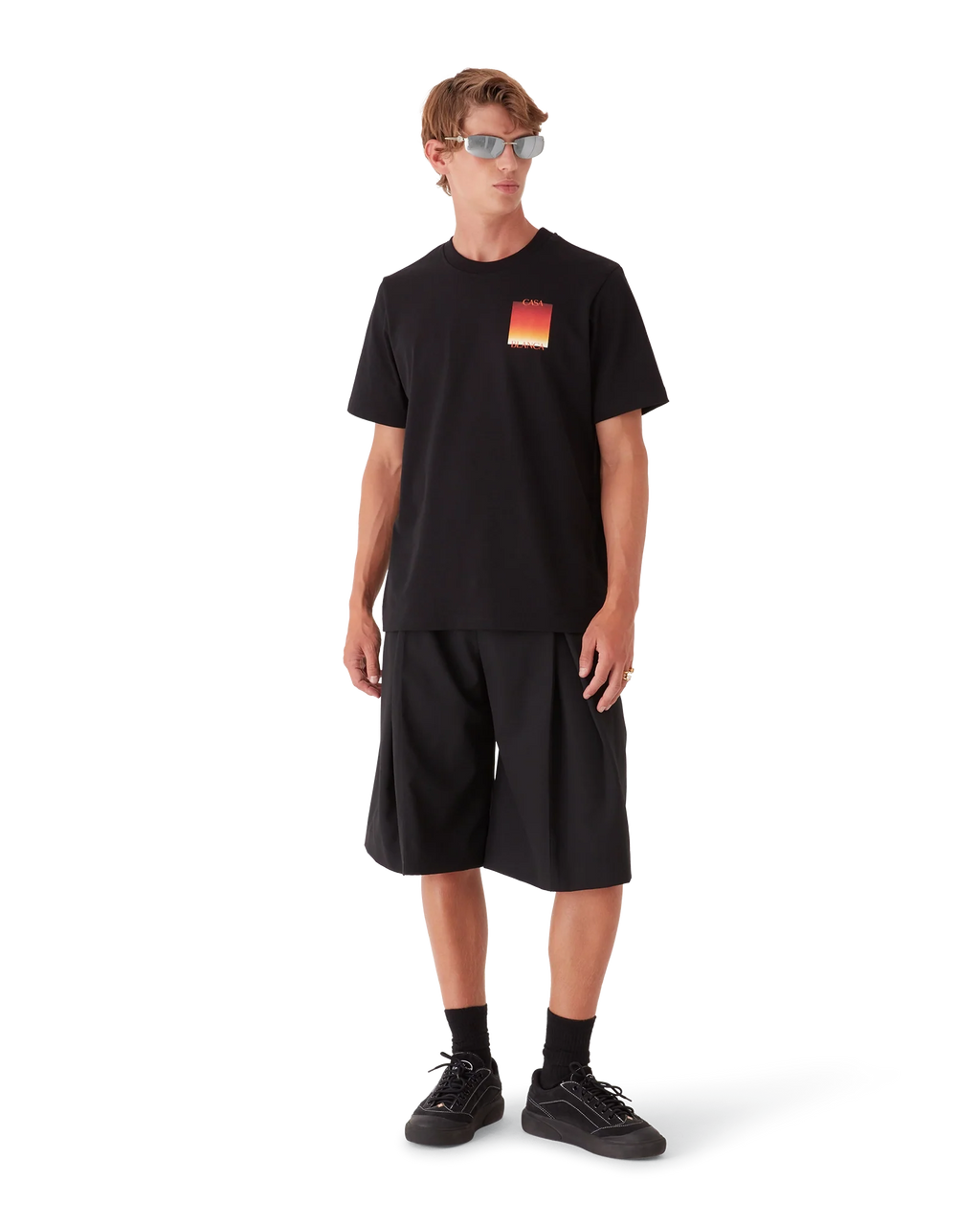 Gradient Square Short Sleeve T-Shirt