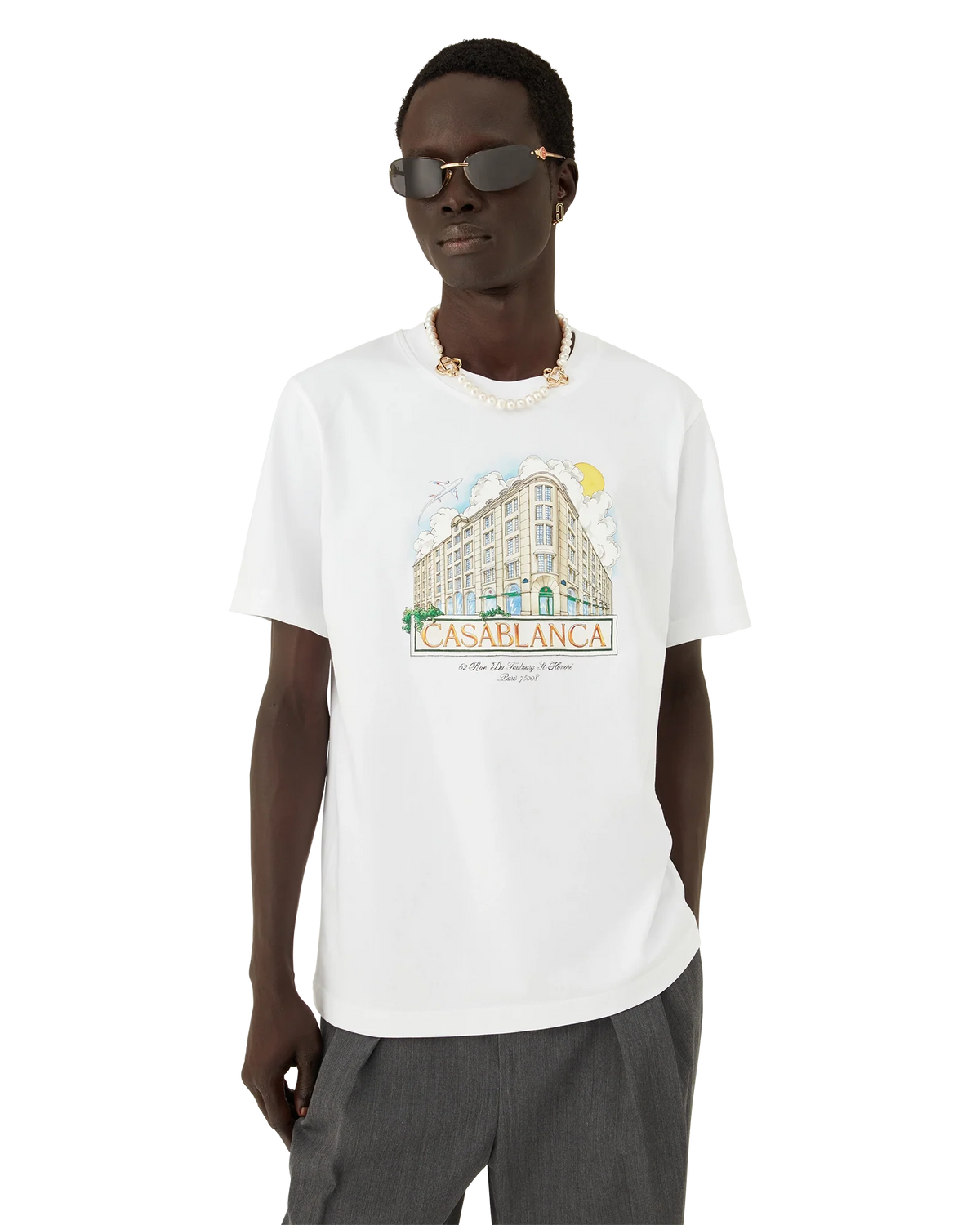 Paris Store Printed Short Sleeve T-Shirt
