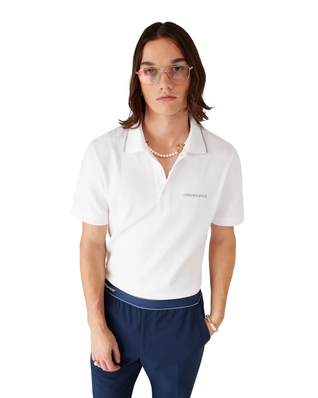 Laurel Pique Short Sleeve Polo Shirt