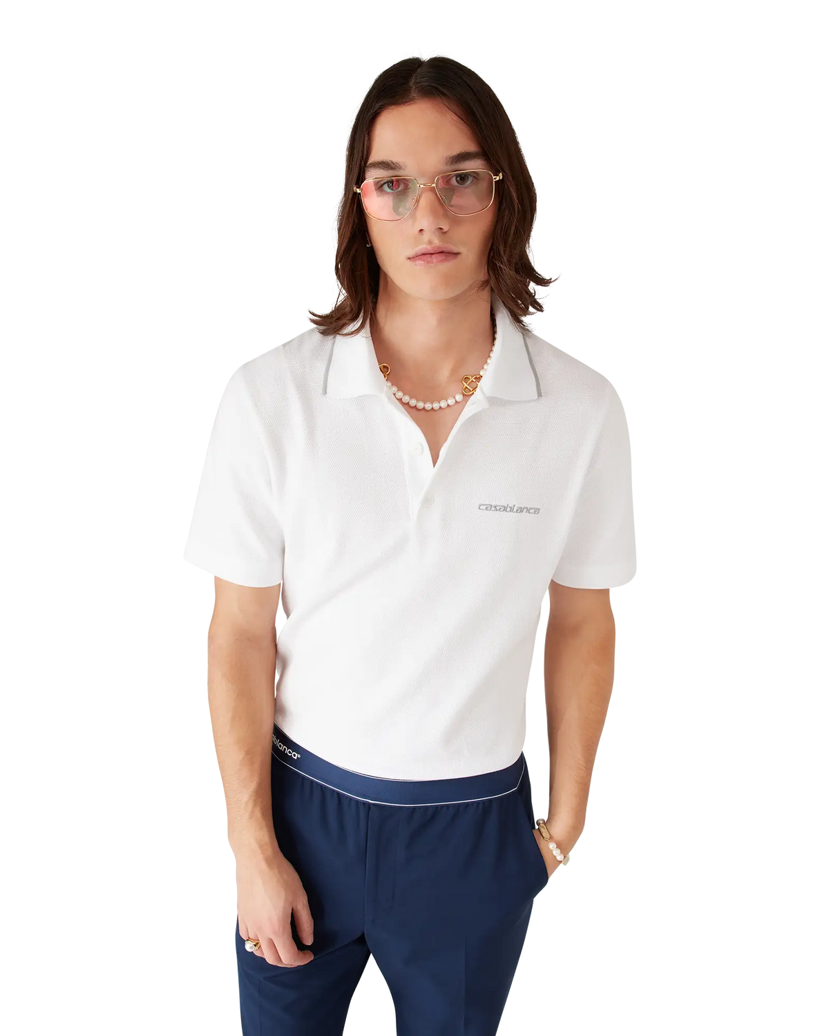 Laurel Pique Short Sleeve Polo Shirt