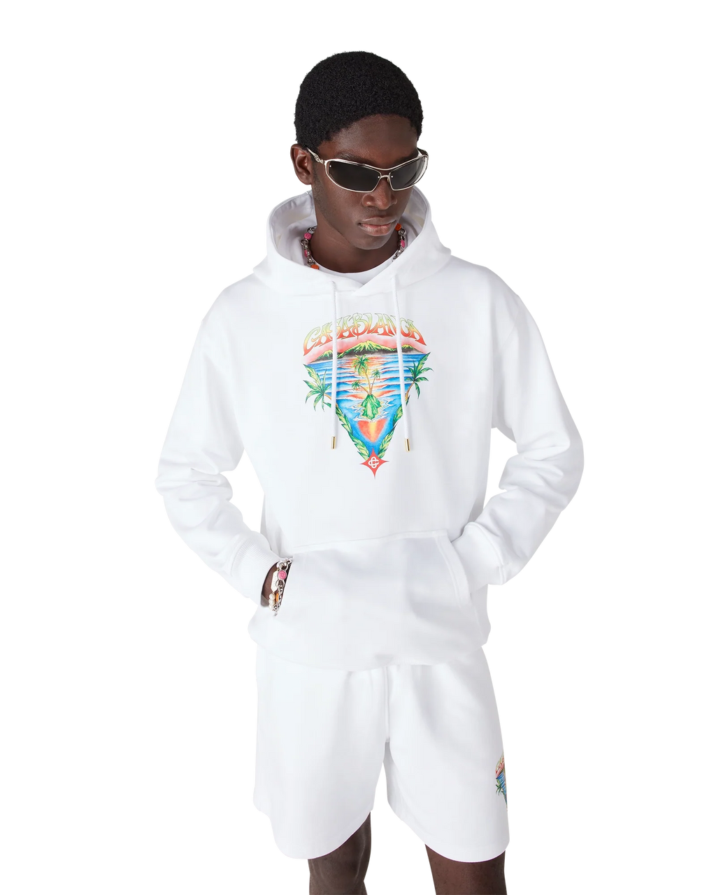Innocence Triangle Long Sleeve Hooded Sweatshirt