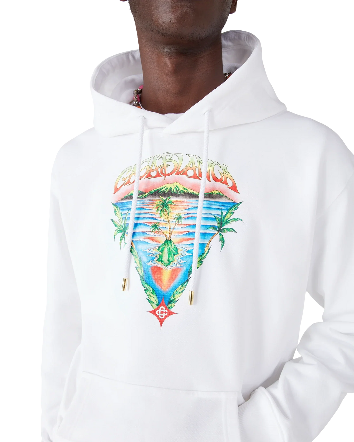 Innocence Triangle Long Sleeve Hooded Sweatshirt