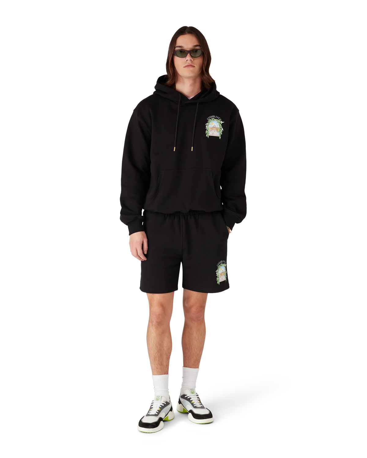 Black L'Arche Hooded Sweatshirt