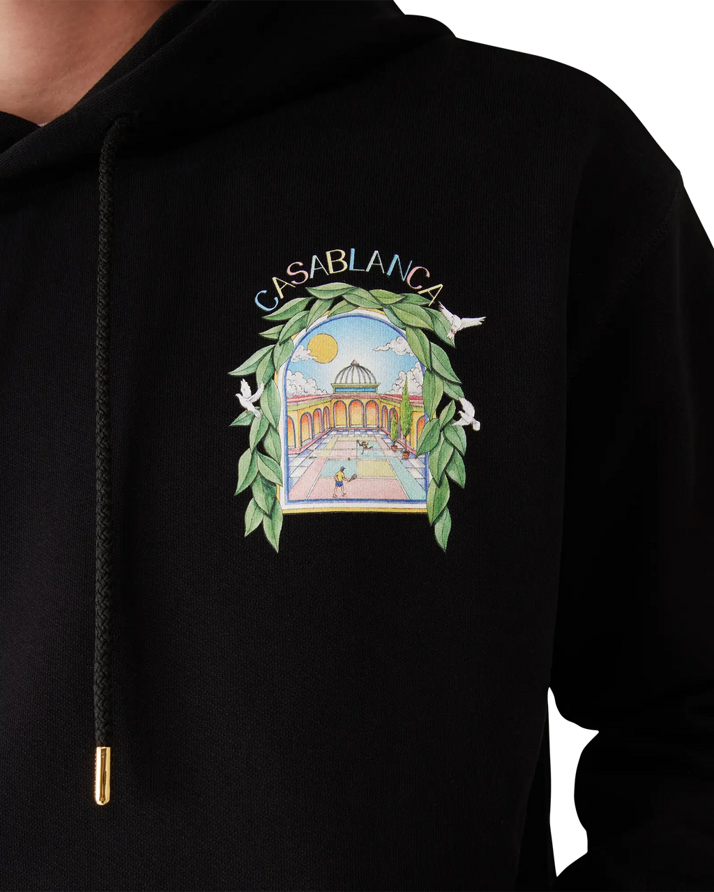 Black L'Arche Hooded Sweatshirt