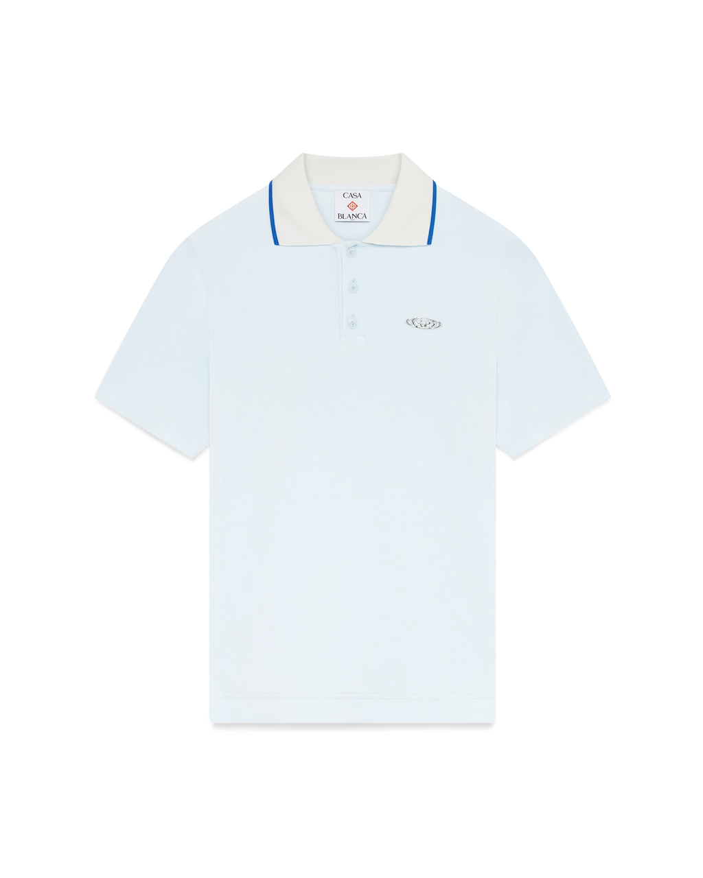 Velour Short Sleeve Polo Shirt