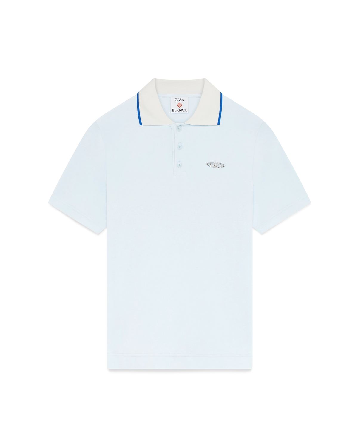 Velour Short Sleeve Polo Shirt