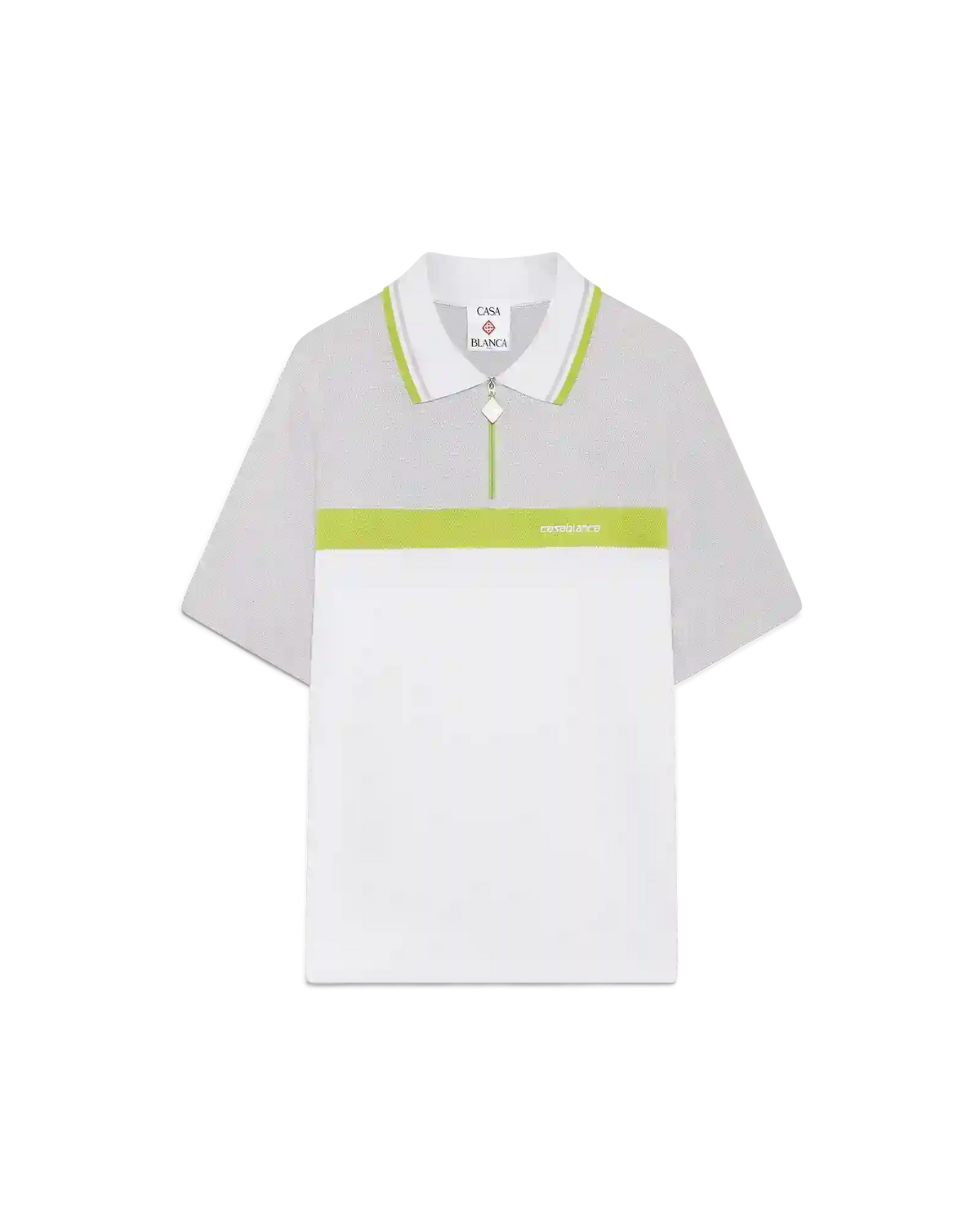 Grey Short Sleeve Polo Shirt