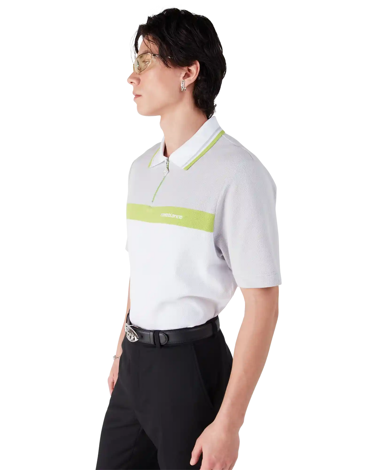 Grey Short Sleeve Polo Shirt