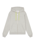 Cashmere Blend Zip-Up Hooded Sweatshirt