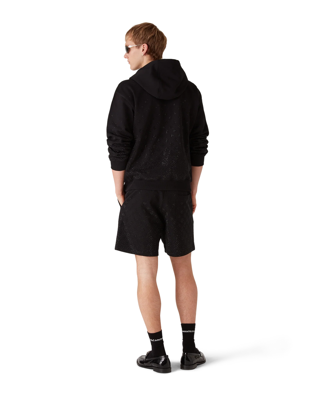 Crystal Monogram Long Sleeve Sweatshirt