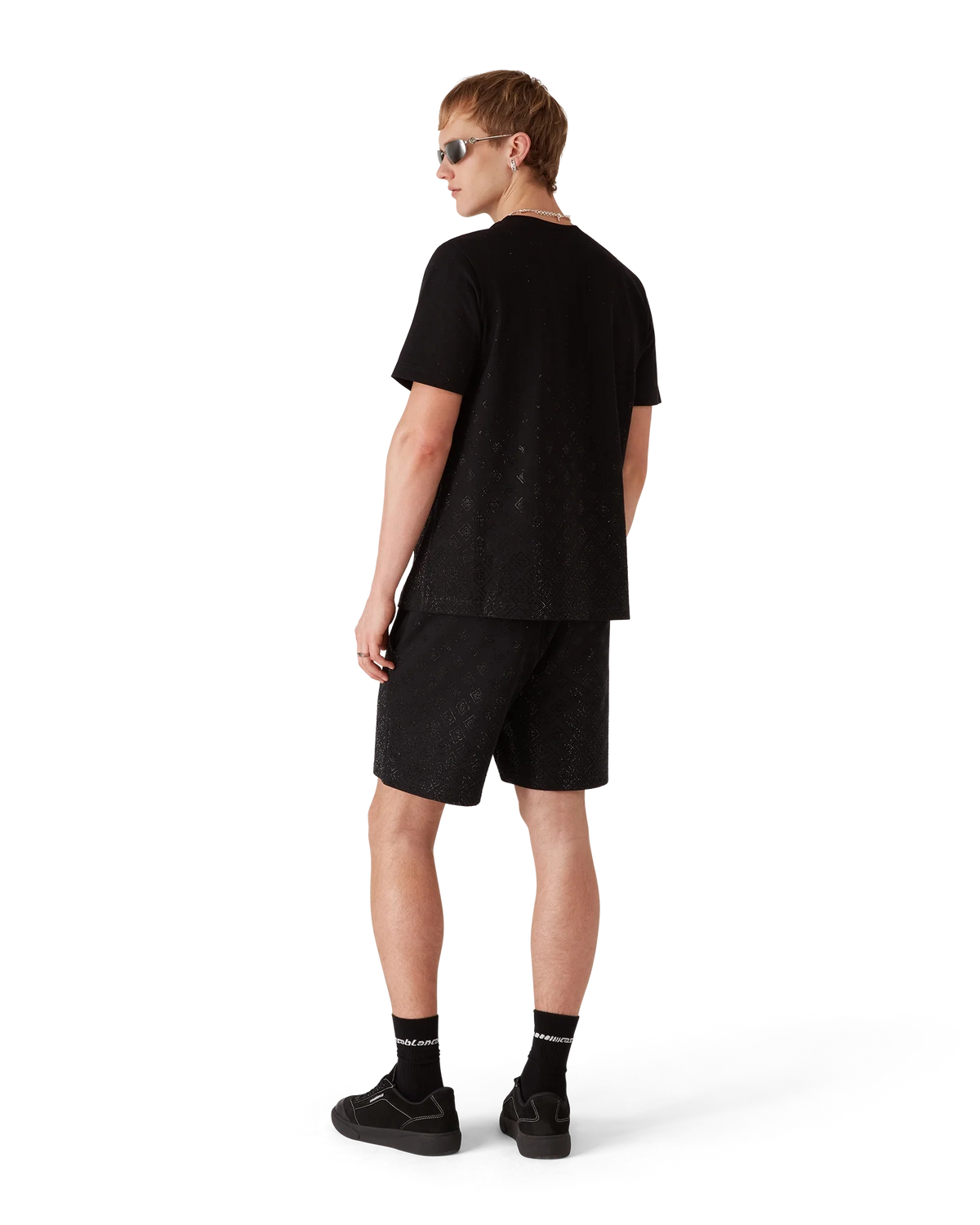 Crystal Monogram Sweatshorts