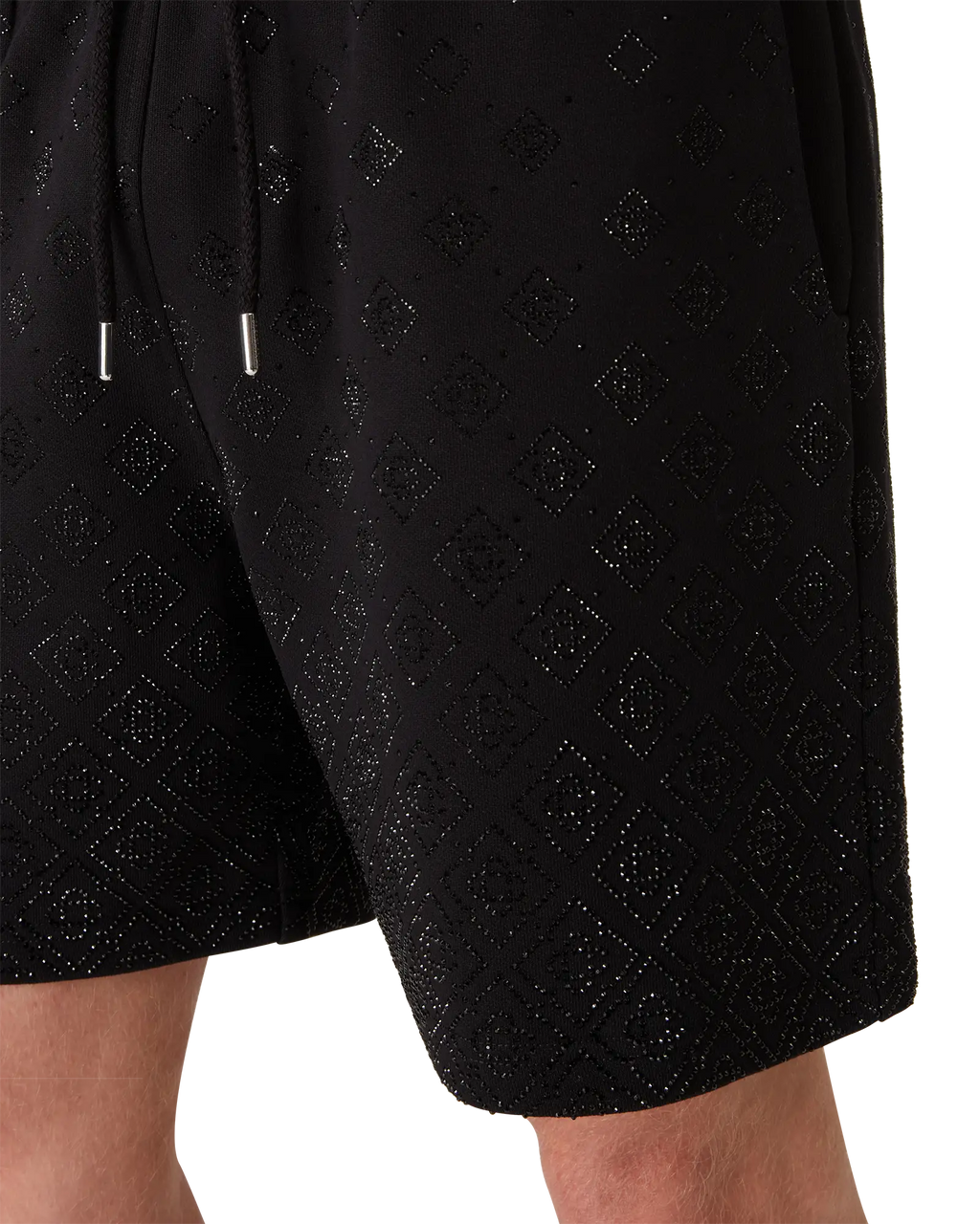 Crystal Monogram Sweatshorts
