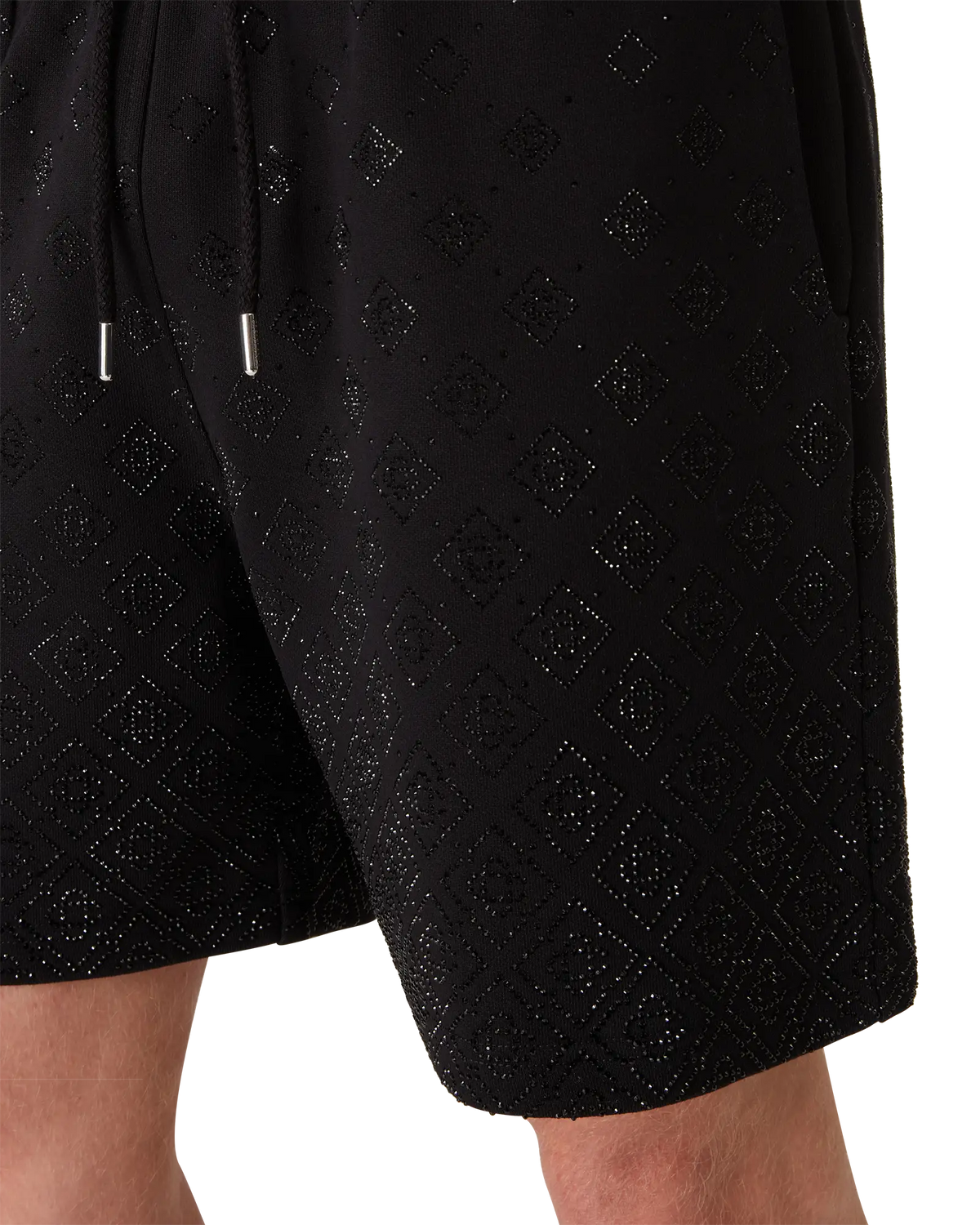 Crystal Monogram Sweatshorts