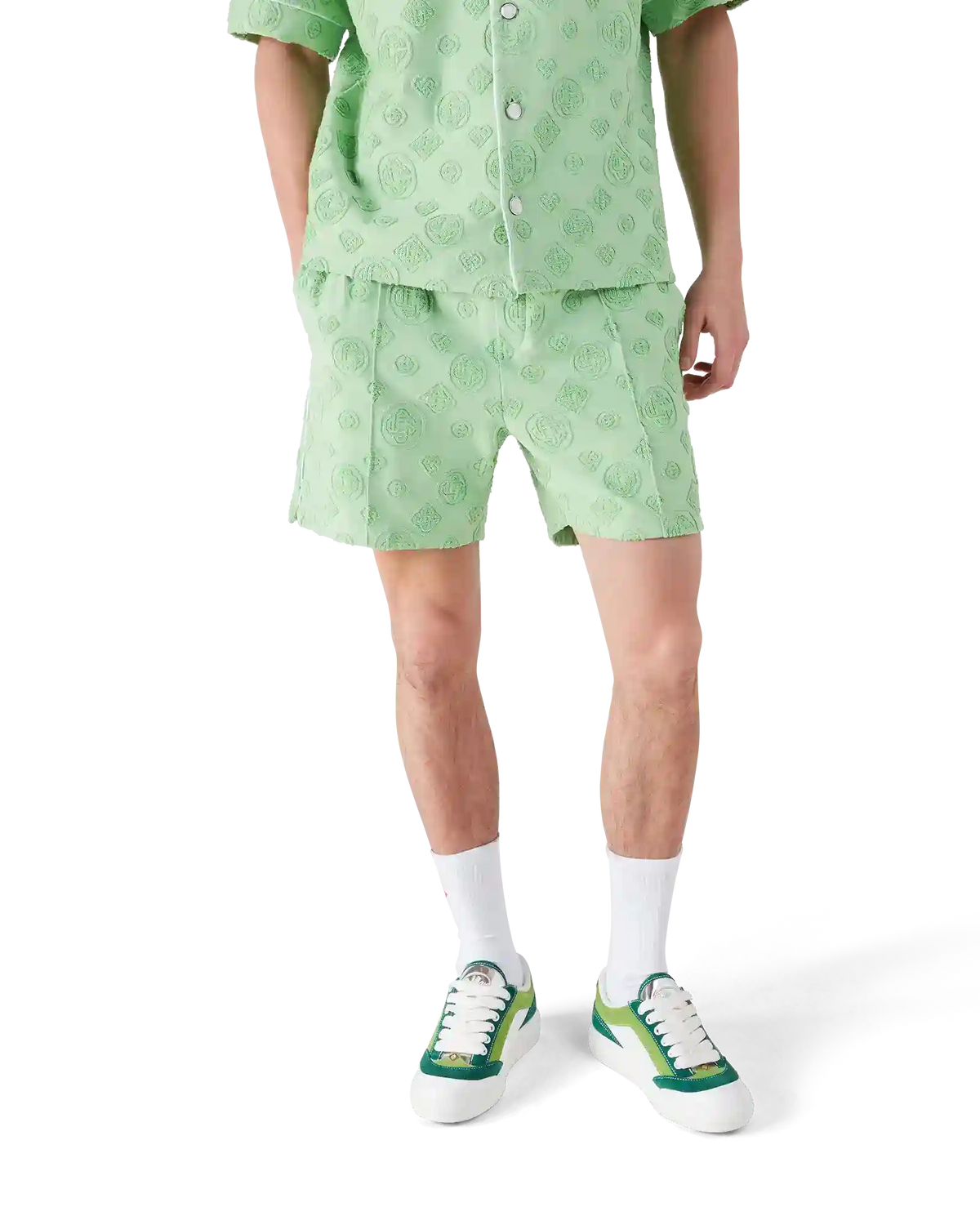 Towelling Monogram Shorts