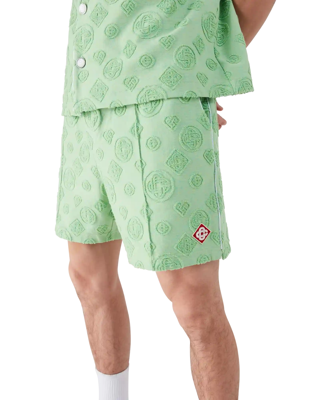 Towelling Monogram Shorts
