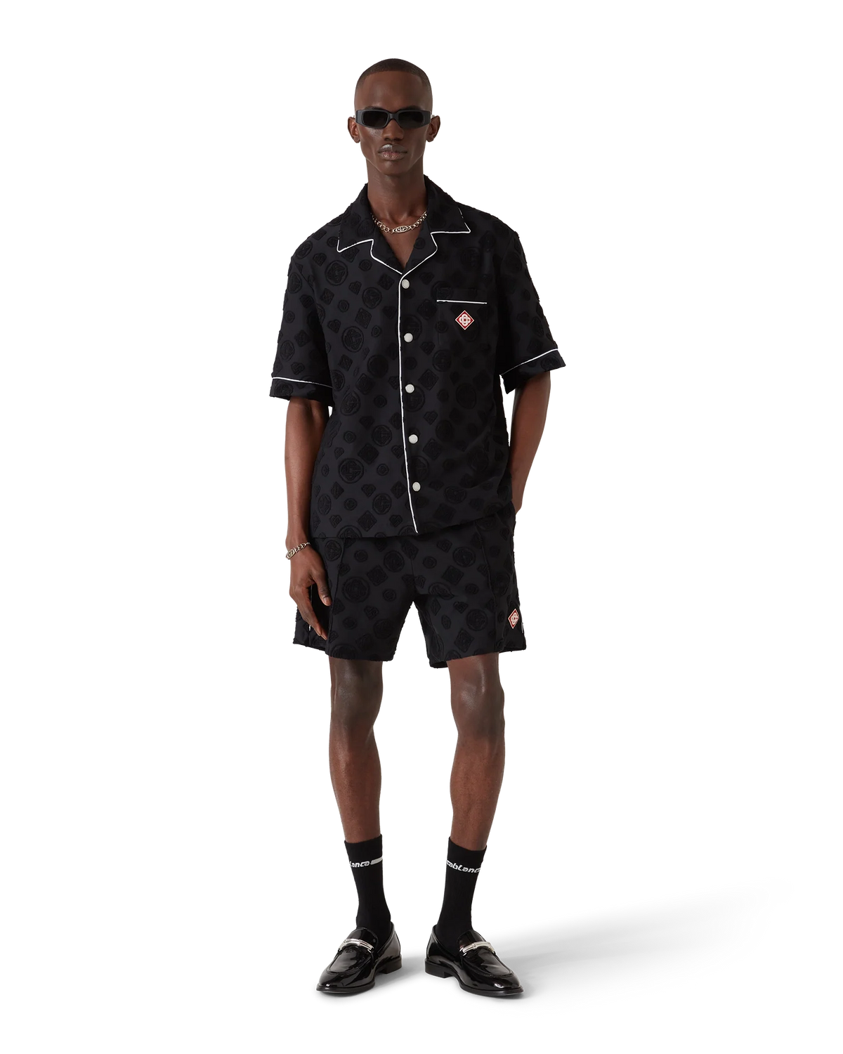 Towelling Monogram Shorts