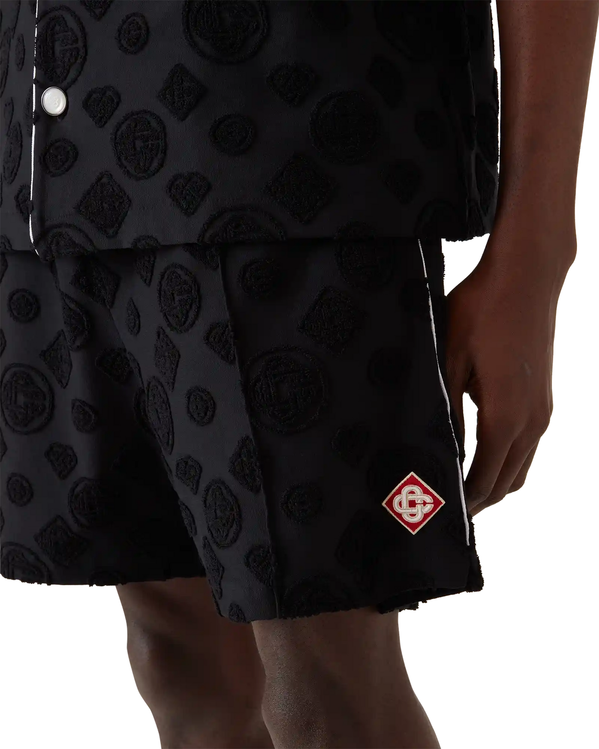 Towelling Monogram Shorts