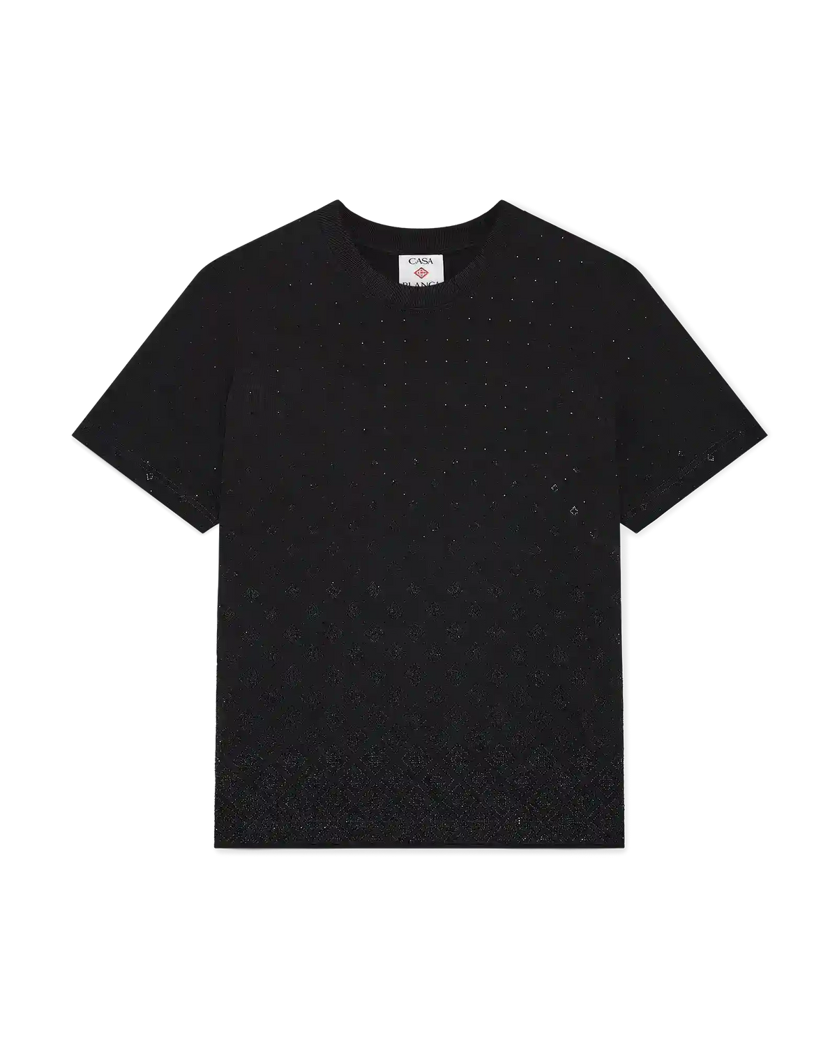 Crystal Monogram Logo Short Sleeve T-Shirt