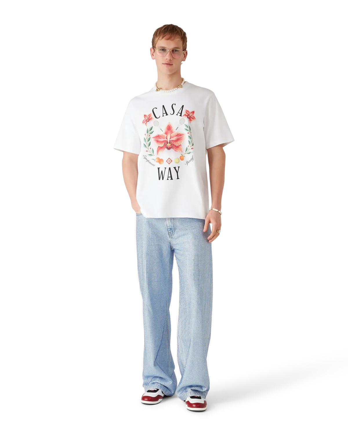 Casa Way Orchid Logo Short Sleeve T-Shirt