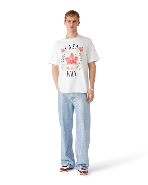Casa Way Orchid Logo Short Sleeve T-Shirt