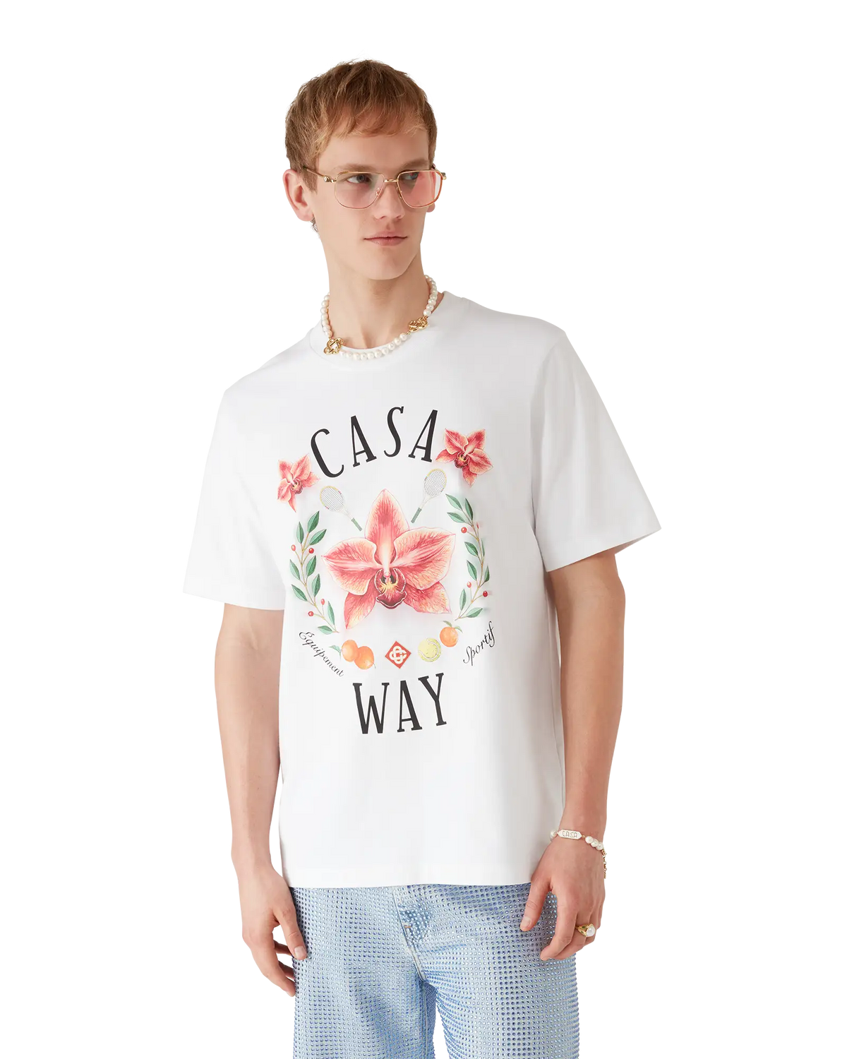 Casa Way Orchid Logo Short Sleeve T-Shirt