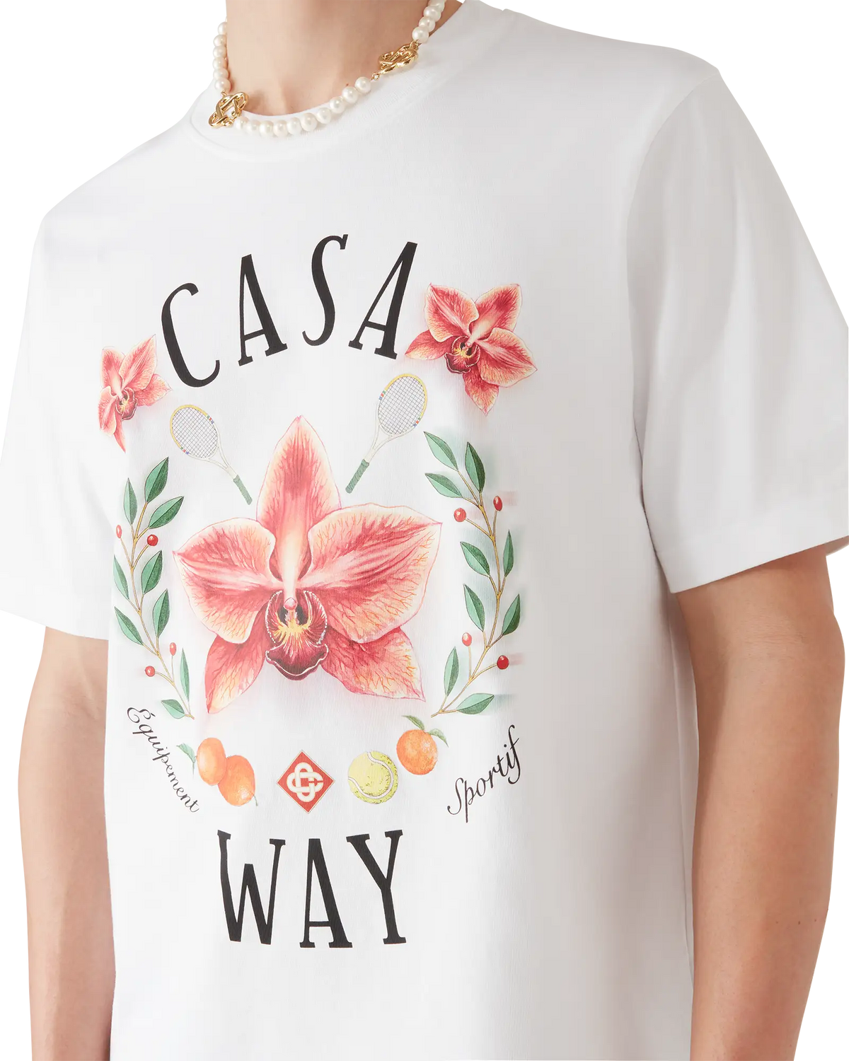 Casa Way Orchid Logo Short Sleeve T-Shirt