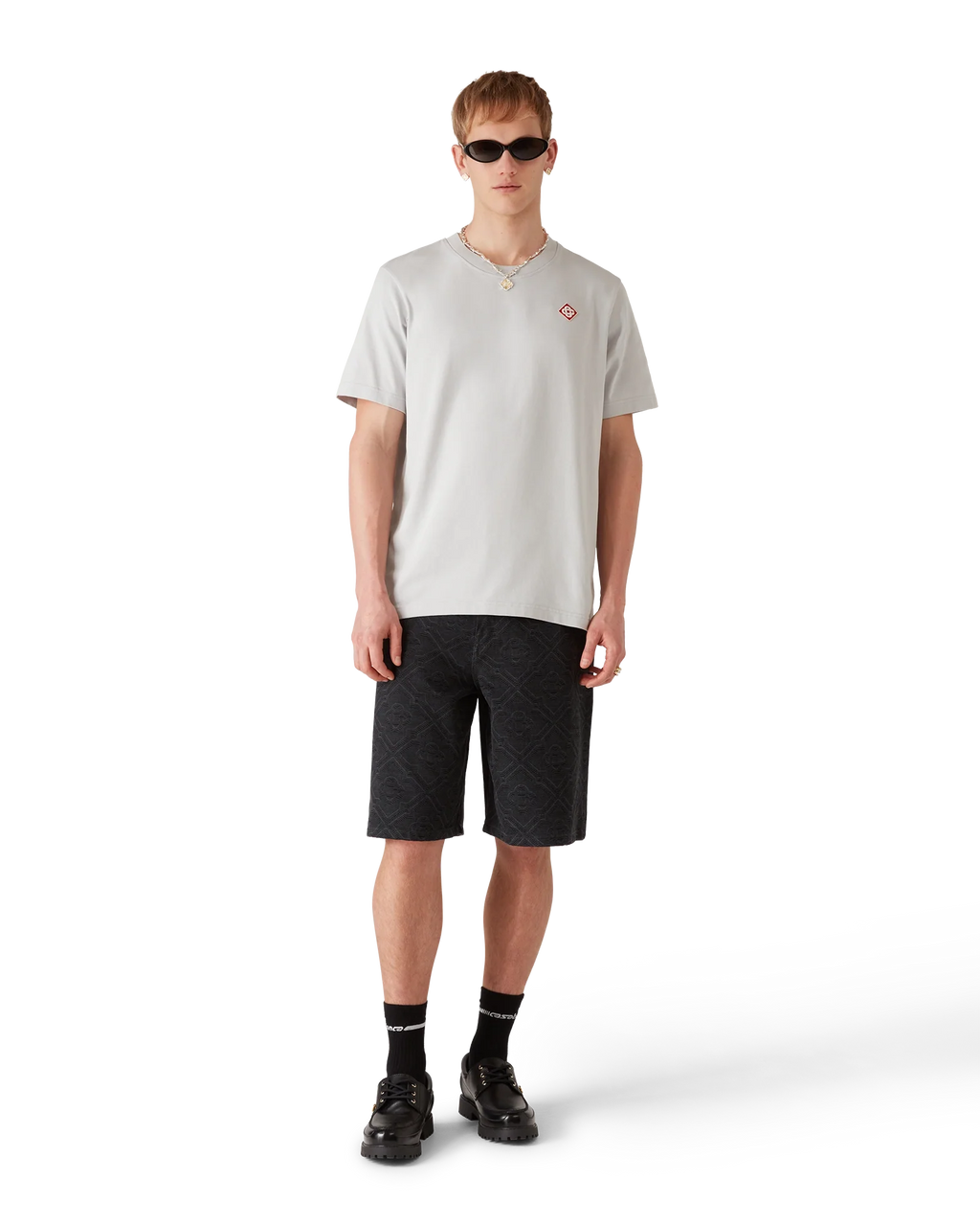 Grey Diamond Logo Short Sleeve T-Shirt