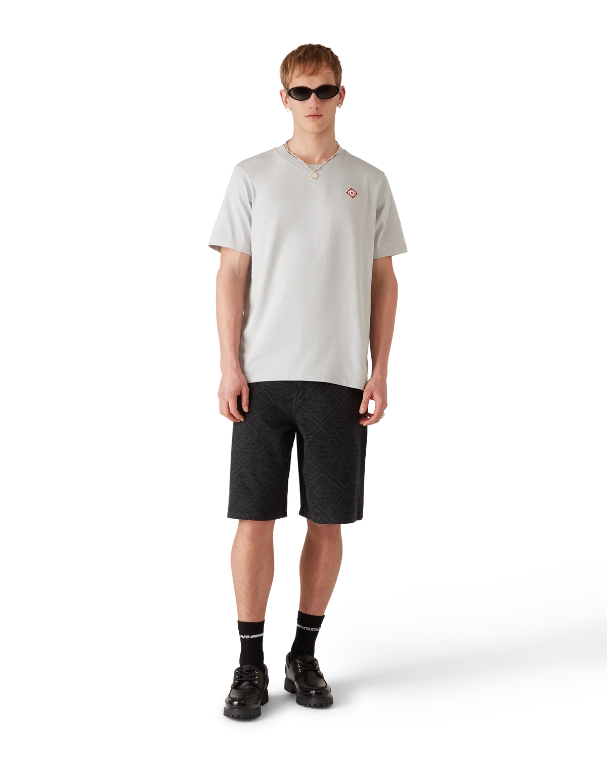 Grey Diamond Logo Short Sleeve T-Shirt