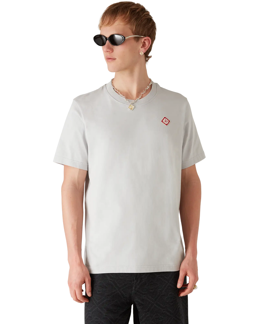 Grey Diamond Logo Short Sleeve T-Shirt