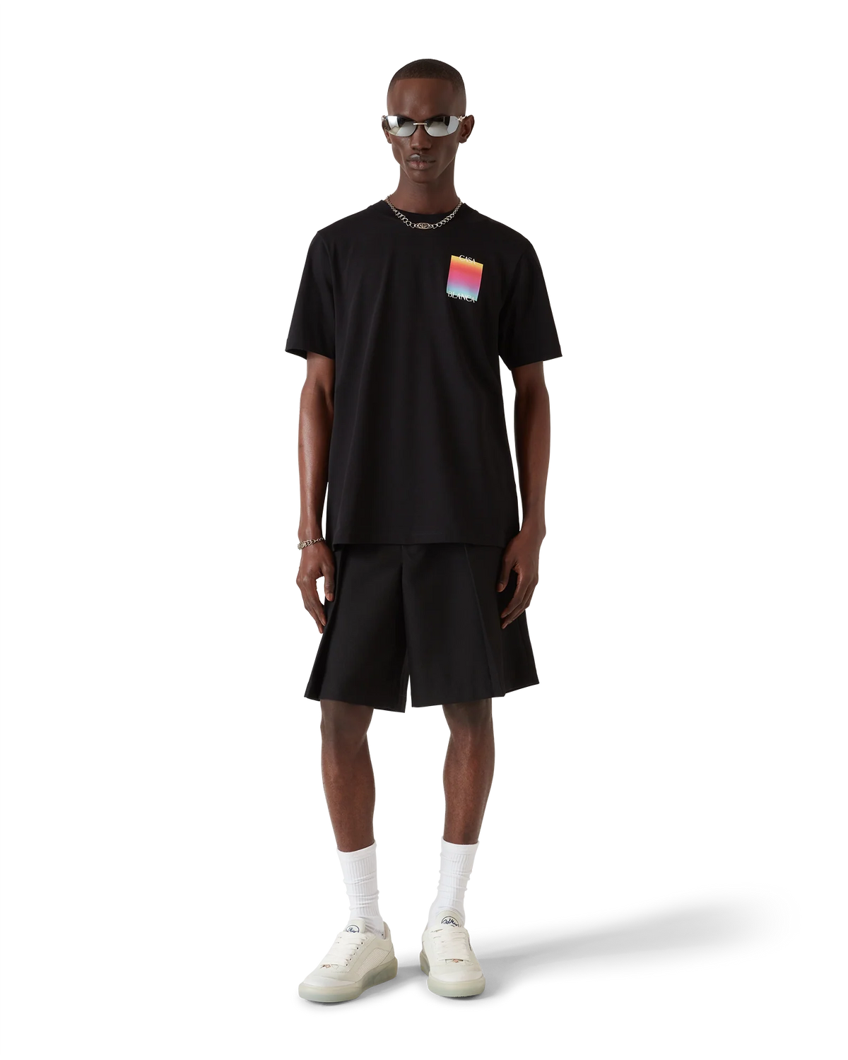 Gradient Square Logo Short Sleeve T-Shirt