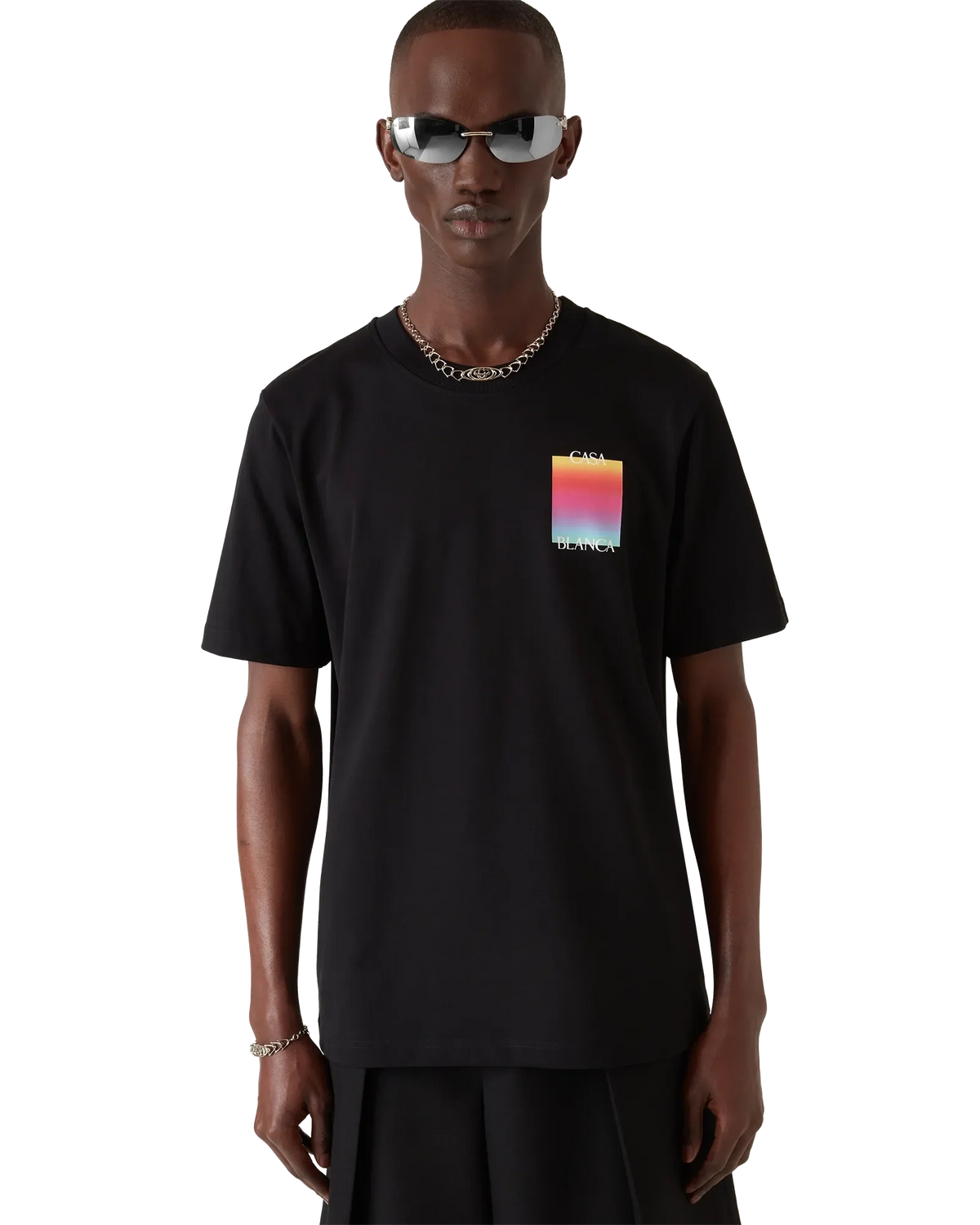 Gradient Square Logo Short Sleeve T-Shirt