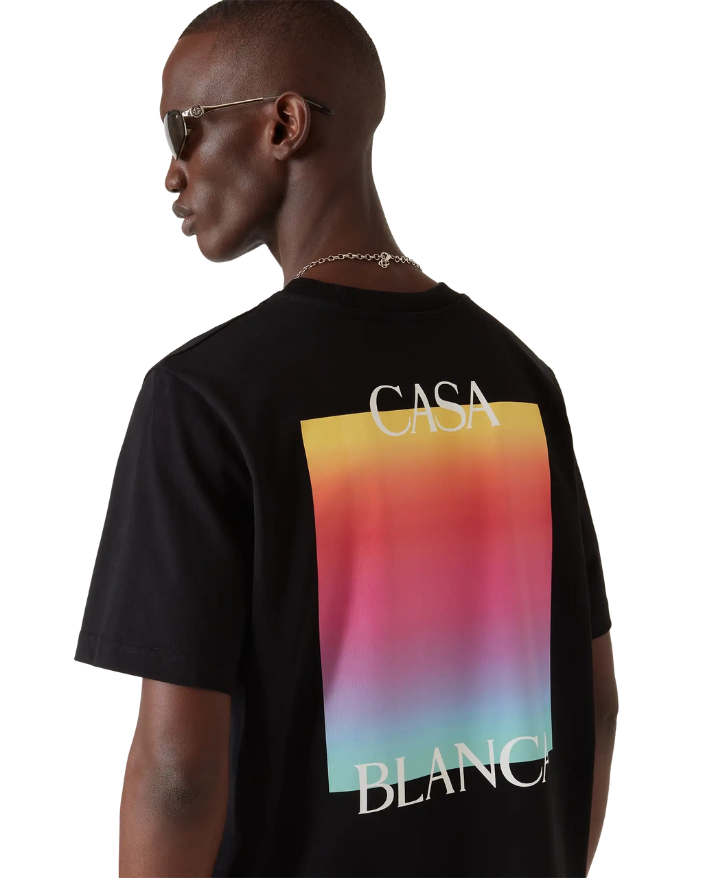 Gradient Square Logo Short Sleeve T-Shirt
