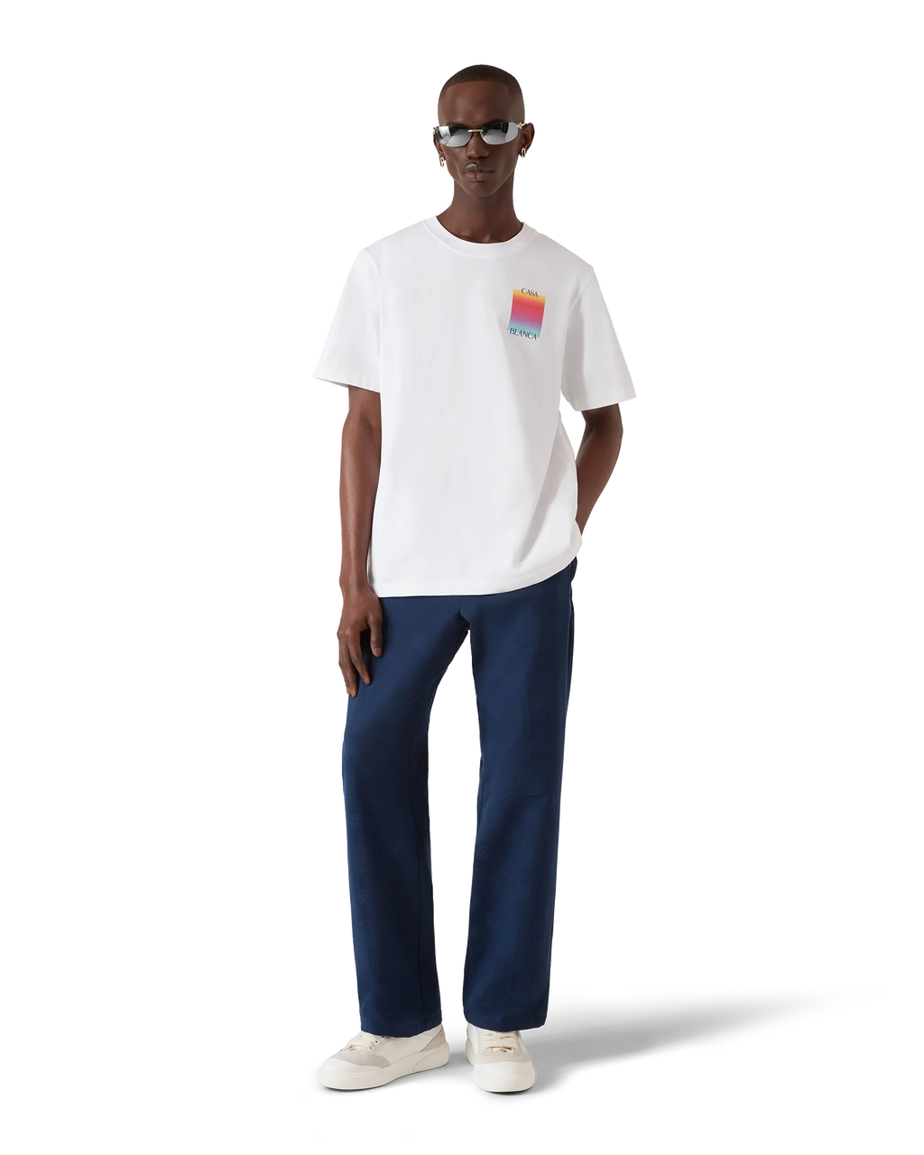 Gradient Square Logo Short Sleeve T-Shirt