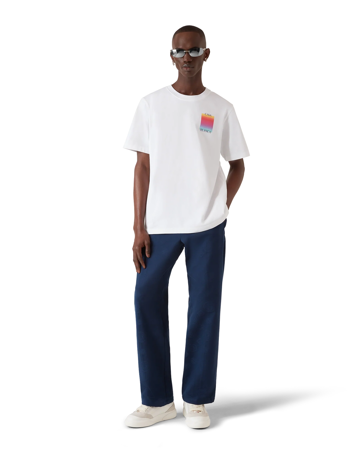Gradient Square Logo Short Sleeve T-Shirt