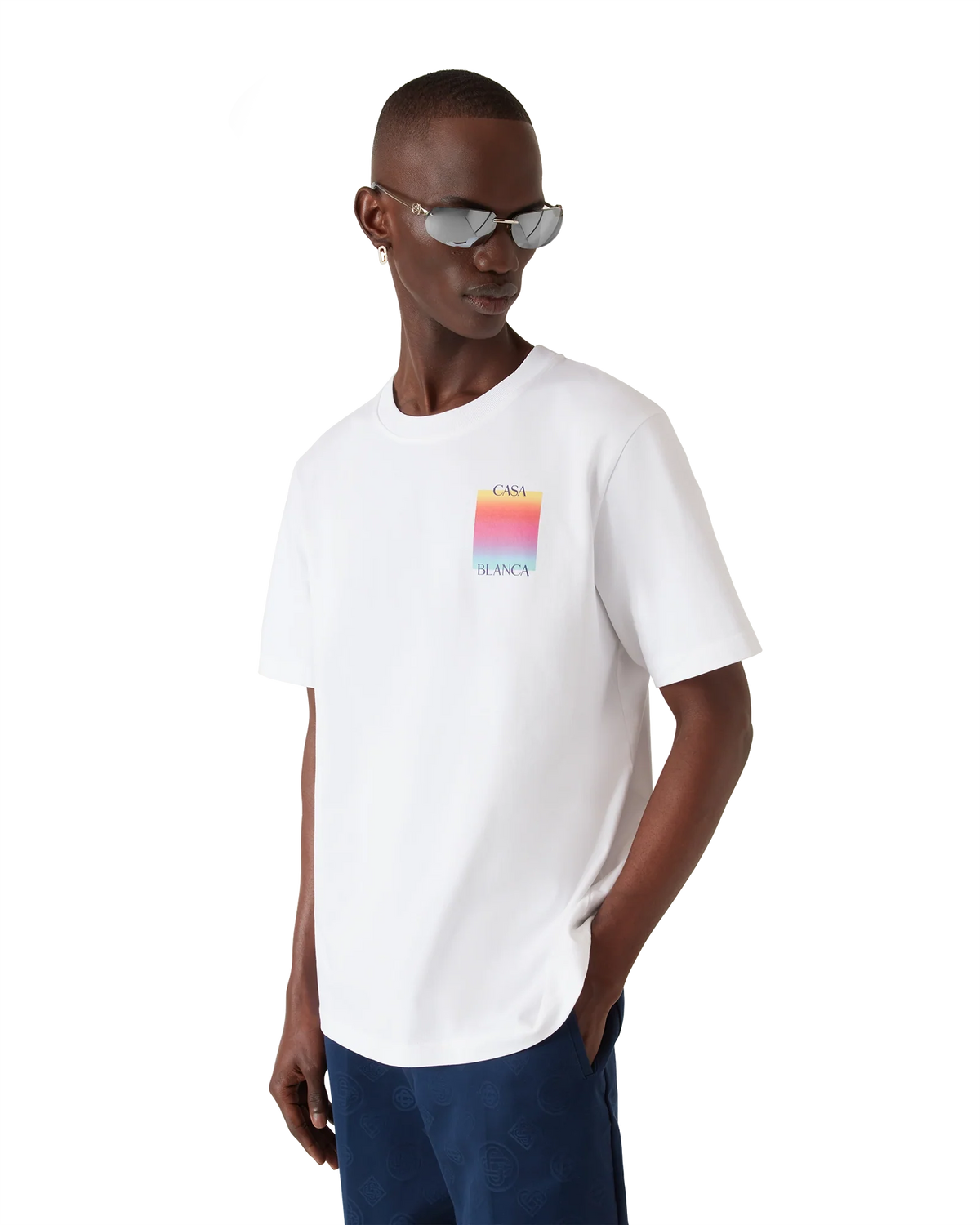 Gradient Square Logo Short Sleeve T-Shirt