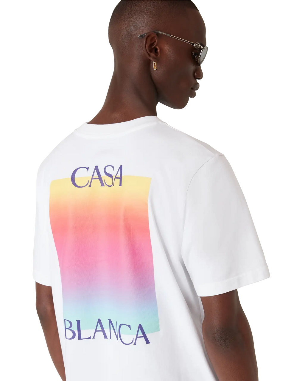 Gradient Square Logo Short Sleeve T-Shirt