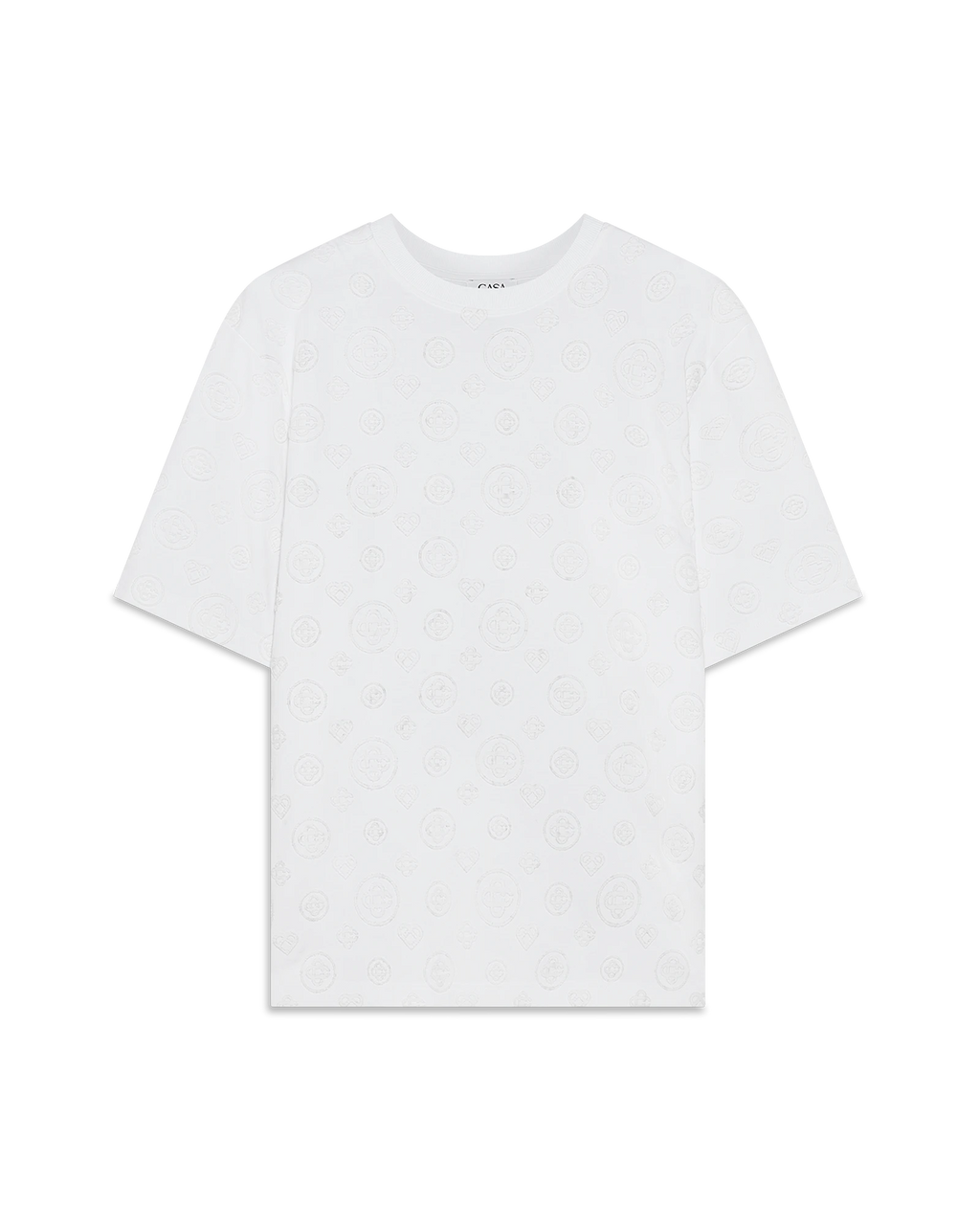 Applique Monogram Oversized Short Sleeve T-Shirt