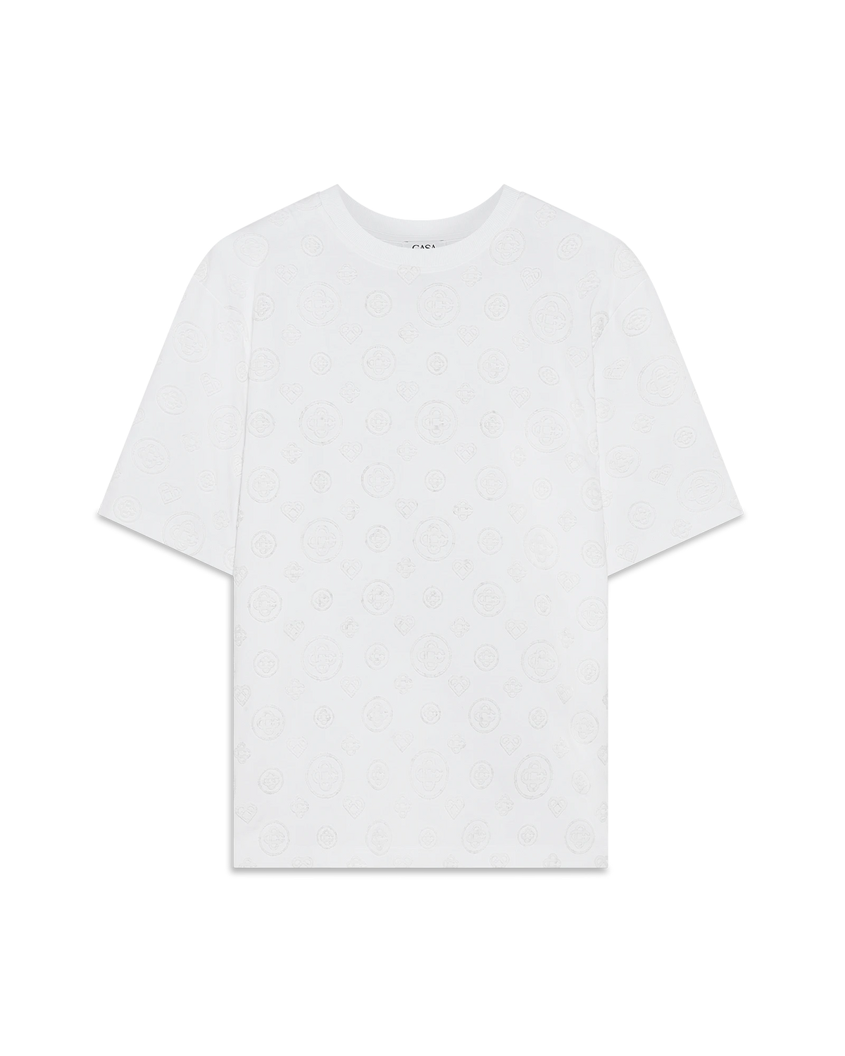 Applique Monogram Oversized Short Sleeve T-Shirt