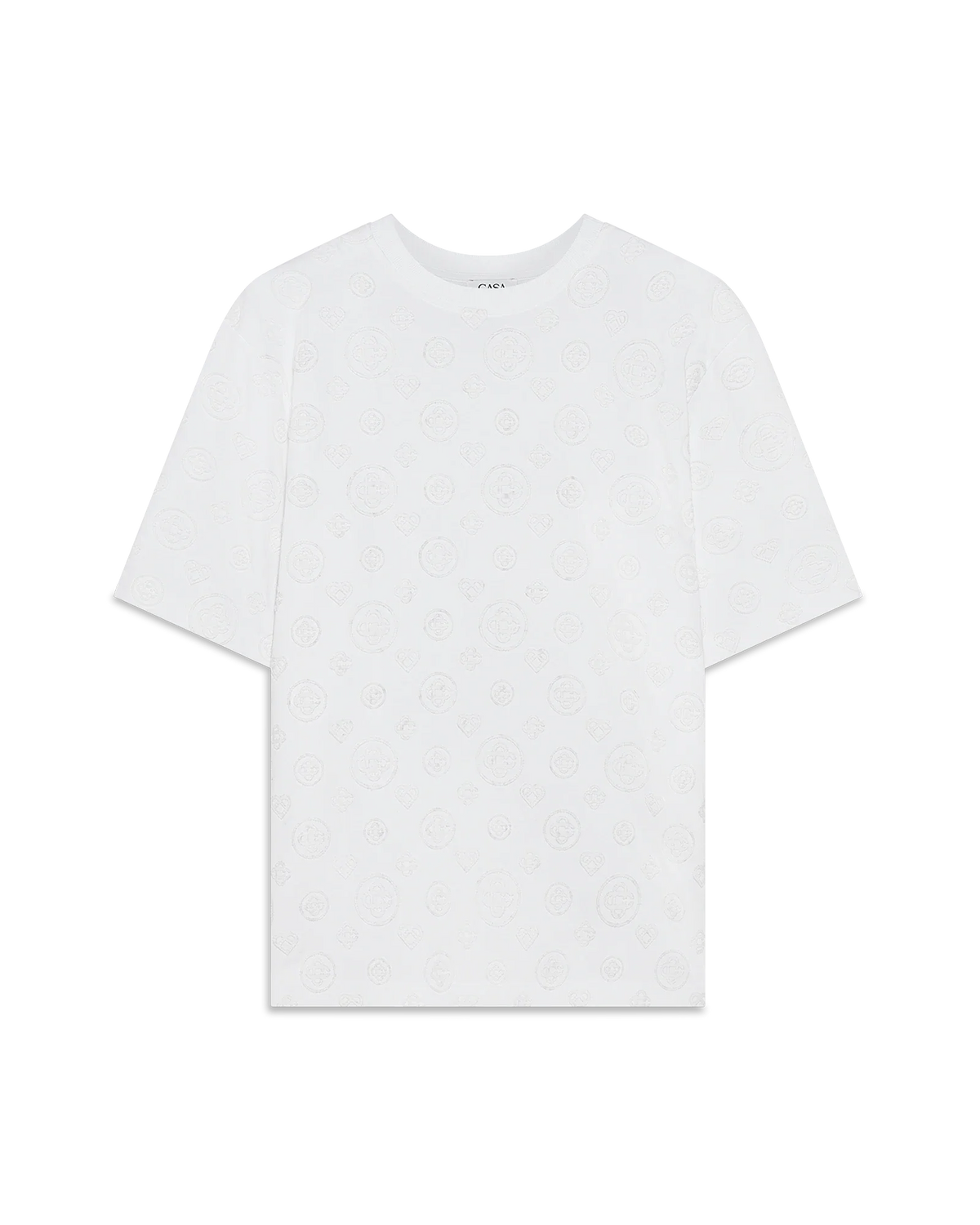 Applique Monogram Oversized Short Sleeve T-Shirt