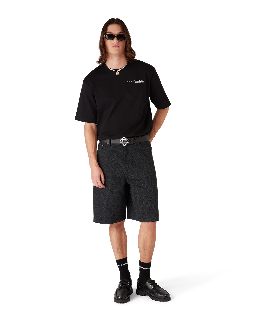Glitch Orchid Oversized Short Sleeve T-Shirt