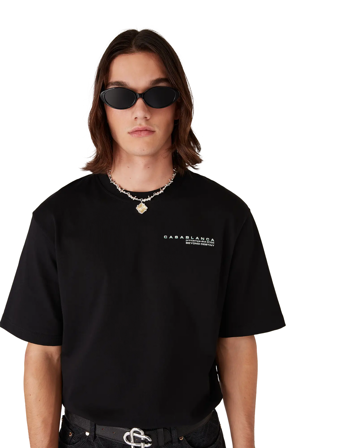 Glitch Orchid Oversized Short Sleeve T-Shirt