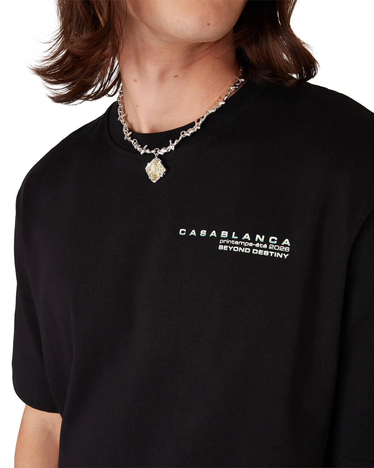 Glitch Orchid Oversized Short Sleeve T-Shirt