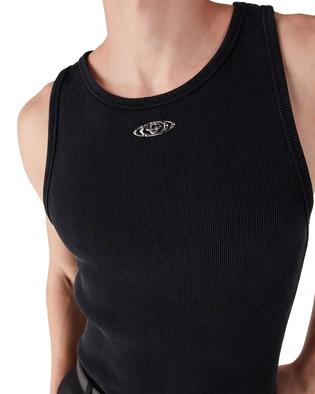 Faded Ribbed Tank Top