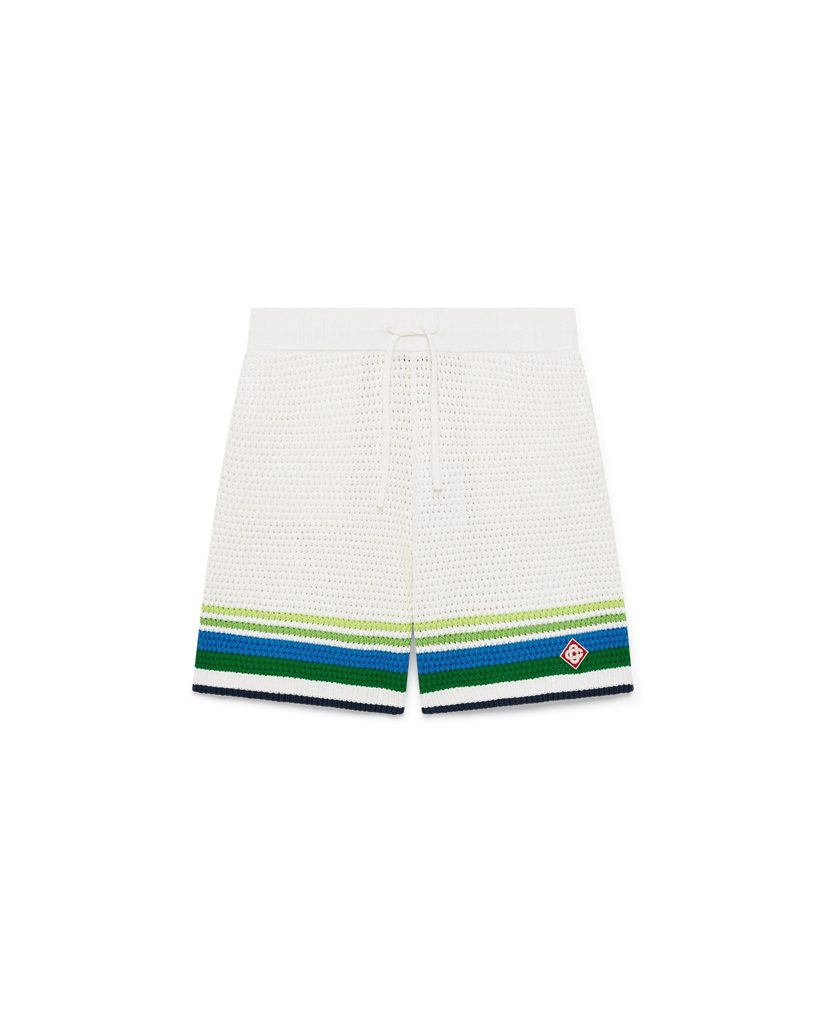 Cotton Tennis Crochet Shorts