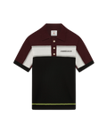 Stripe Merino Knit Polo