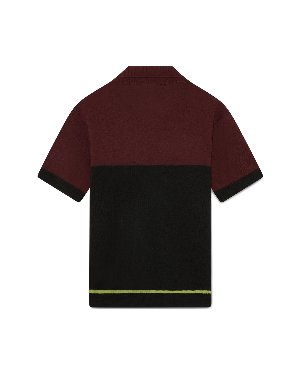 Stripe Merino Knit Polo