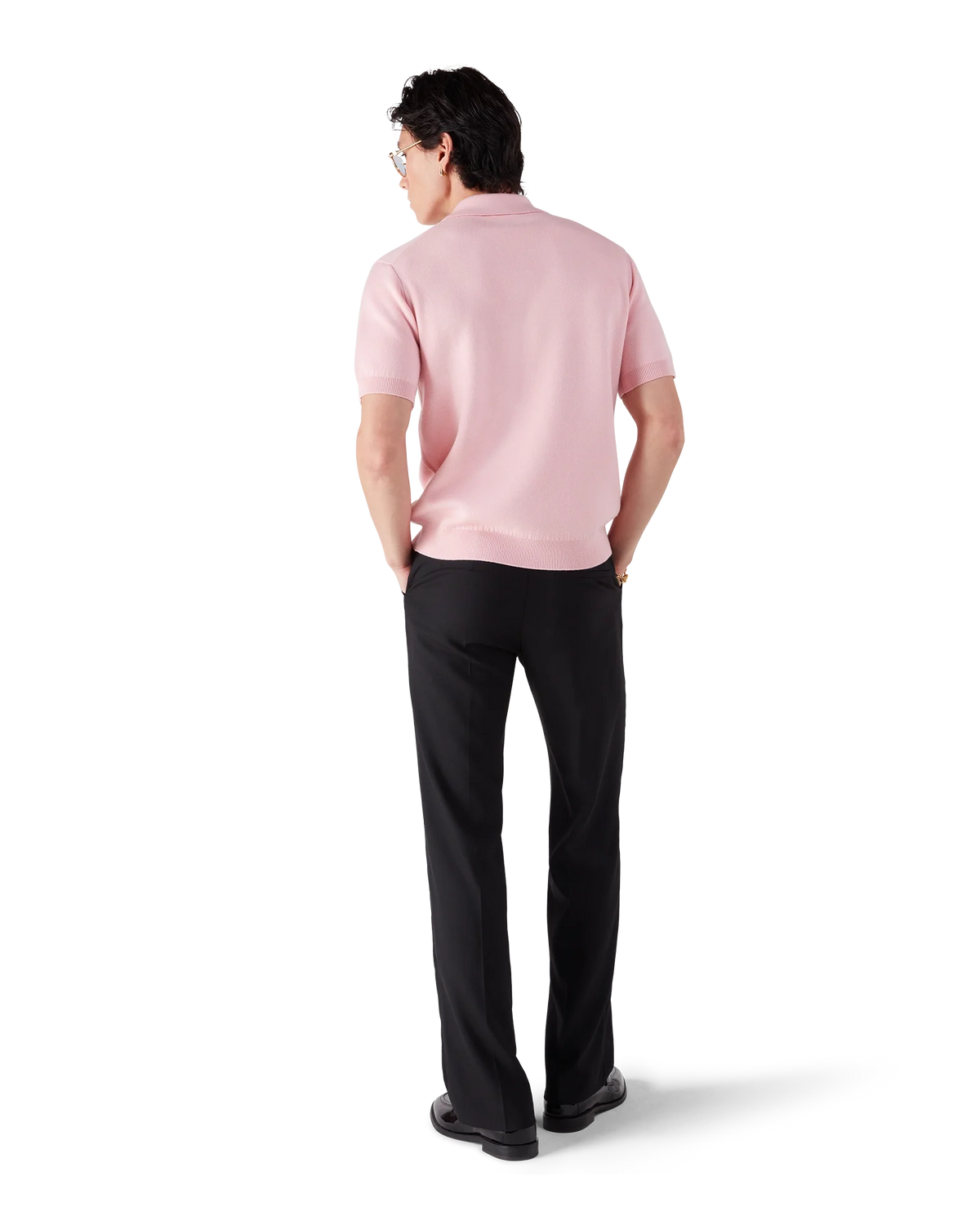 Double Face Short Sleeve Polo Shirt