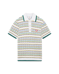 Tuck Stitch Short Sleeve Polo Shirt