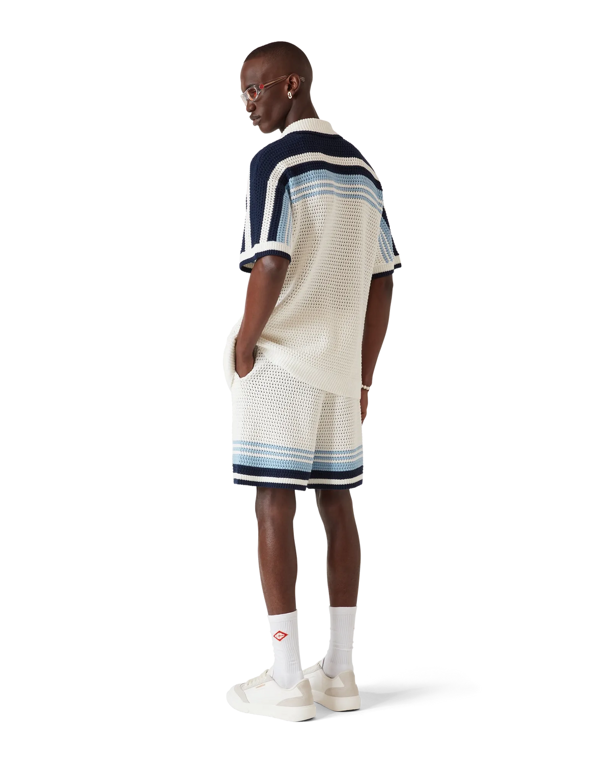 Tennis Cotton Crochet Shorts