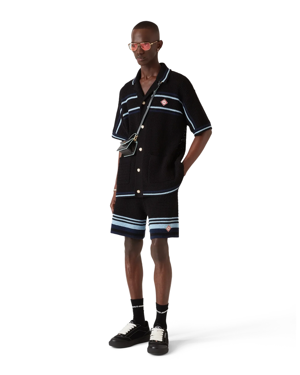 Tennis Cotton Crochet Shorts